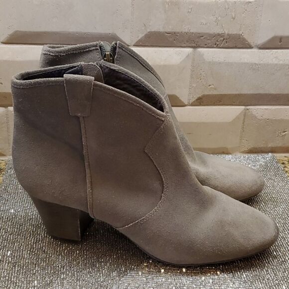 ASH Taupe Suede Booties - Size 40 - Picture 1 of 10